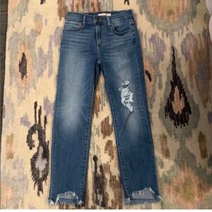 Levi’s 724 High Rise Straight Crop Jeans